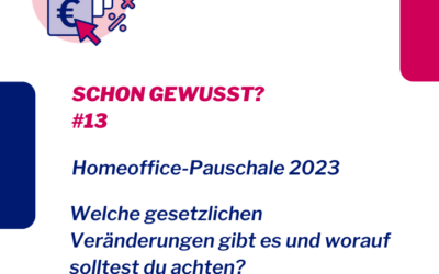 Homeoffice-Pauschale 2023