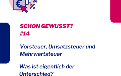 Was ist der Unterschied zwischen Vorsteuer, Umsatzsteuer und Mehrwertsteuer?